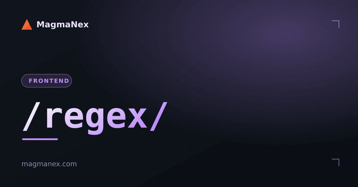 Regular Expressions (Regex) Tam Rehberi